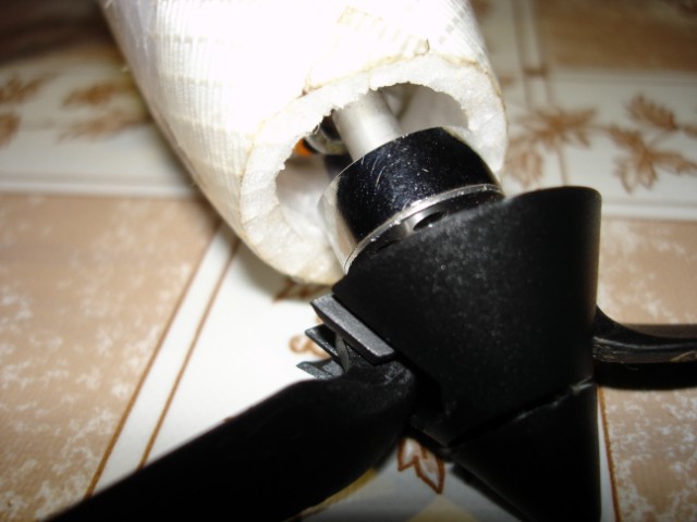 Motor liberado de su soporte